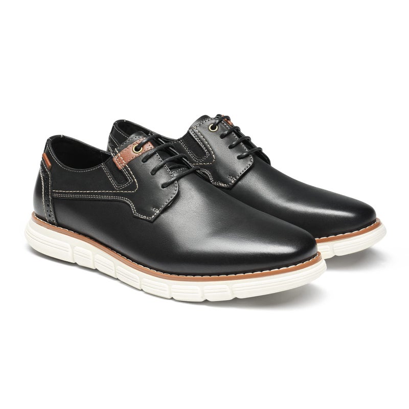 Bruno Marc Men's Crossflex Oxford Dress Sneakers Casual Leather Dress Shoes,Size 13,Black,Purpose-2 - Image 3